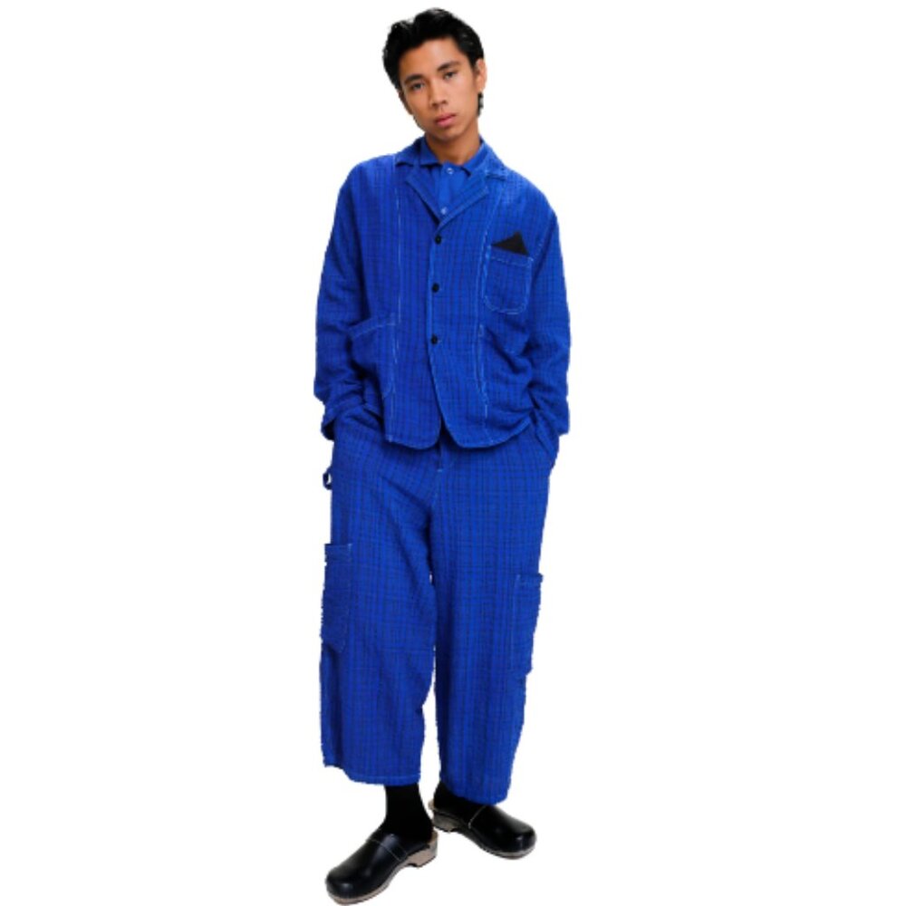 Meals F.D.A. Blueberry Rayon Chef Pant Small - Picture 5 of 5